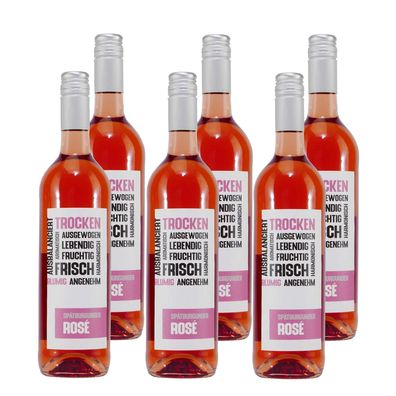 Spätburgunder Rosé - Roséwein Baden -trocken- (6 x 0,75L)