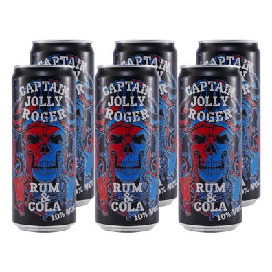 Captain Jolly Roger Rum & Cola (12 x 0,25L)