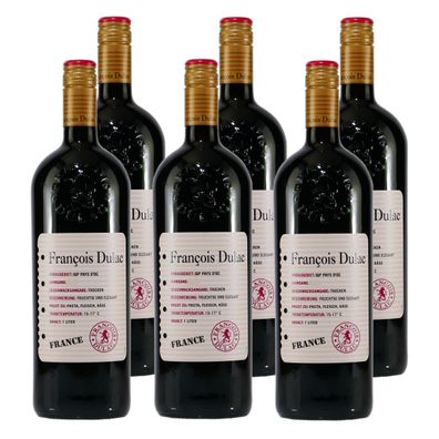 Francois Dulac Rouge Trocken IGP (6 x 1,0L)