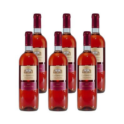 CA' Ernesto Rosato DOC - Italienischer Rosé Wein (6 x 0,75L)