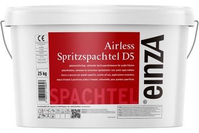 einzA Airless Spritzspachtel D5 - 25 kg weiß