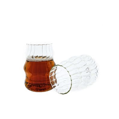 Mulex Glas Bubble Getränkebecher Cocktail- 500 ml - Heißgetränke Kaffeeglas, Boros