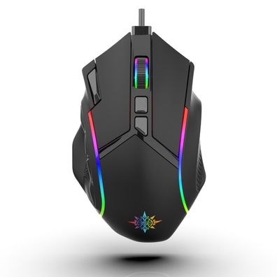 INCA IMG-351 Rgb12.800 DPI Makrotasten Gaming Maus 12 Programmierbare Tasten 1000 Hz