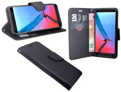 cofi1453® Buch Tasche "Smart" kompatibel mit ZTE BLADE V9 Handy Hülle Etui Briefta