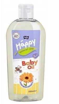 Bella Baby Happy Natural Care Oliwka, 200 ml - Feuchtigkeitsspendende Babypflege