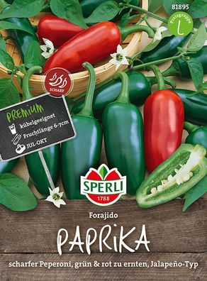 Sperli Paprika Forajido - Gemüsesamen