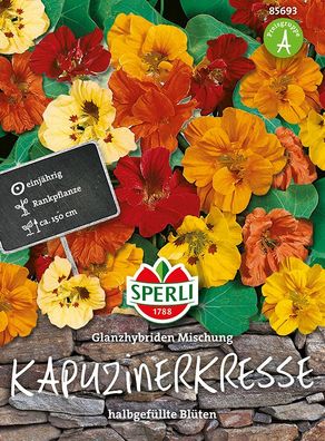 Sperli Kapuzinerkresse Glanzhybriden Mischung - Blumensamen