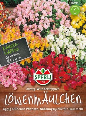 Sperli Löwenmäulchen Zwerg-Wunderteppich - Blumensamen