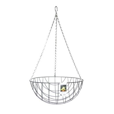 Esschert Design Hanging Basket Metallkorb Ø 35 cm mit Kette