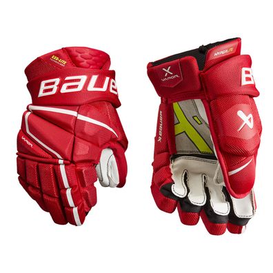 Handschuhe Bauer Vapor Hyperlite Junior - Farbe: schwarz/weiss Größe: