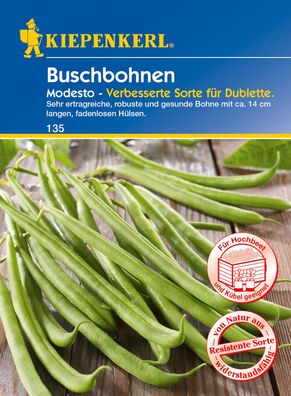 KIEPENKERL® Buschbohnen Modesto - Gemüsesamen