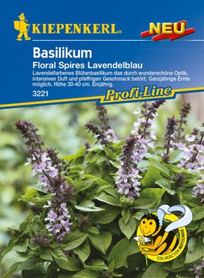 KIEPENKERL® Basilikum Floral Spires Lavendelblau - Kräutersamen