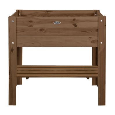 Esschert Design Hochbeet mit Ablage 80 cm breit 63 Liter Volumen - FSC® Holz