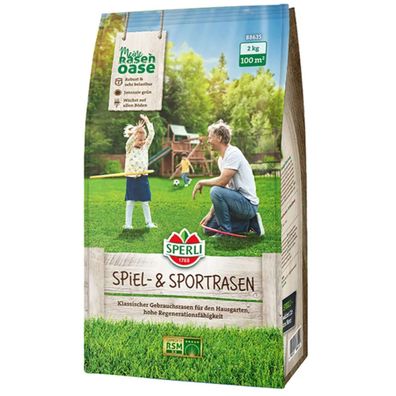 Sperli Spiel- und Sportrasen - 2 kg für ca. 100 m²