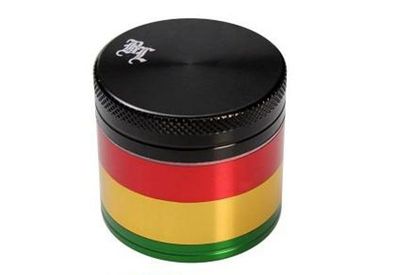 BL' 'Rasta' Alu-Grinder 4-tlg. - rasta - Ø 39mm