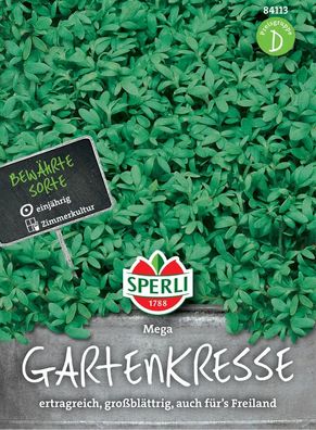 Sperli Gartenkresse Mega Großblättrig - Kräutersamen