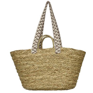 Kaemingk Shopper / Tasche Natur 40 cm x 30 cm - Seegras