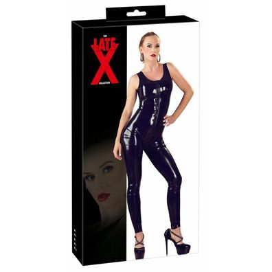 Latex Catsuit schwarz S