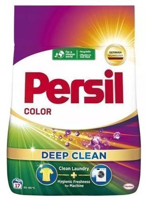 Persil, Proszek do prania kolorowych tkanin Deep Clean Color, 1,02 kg