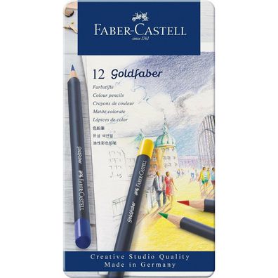 Farbstifte Goldfaber Permanent 12er Metalletui 114712