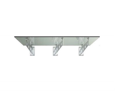 BuyLando. Shop Glasvordach Klarglas 200x90cm 3S / 13.1mm VSG / Türvordach Türdach