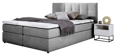 Boxspringbett mit 2 Bettkasten MALMO Komplett-Set mit Matratze und Topper Polsterbett