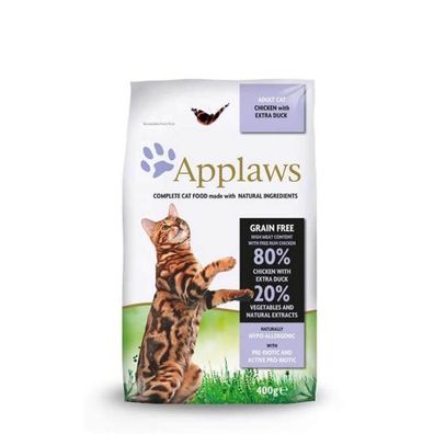 Applaws Katzenfutter Trockenfutter Alleinfutter Hühnchen mit Ente