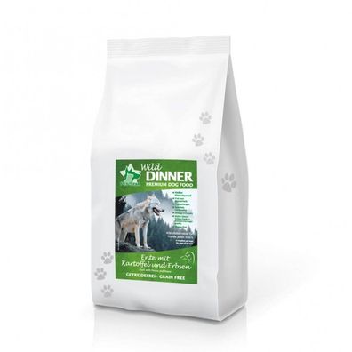 Pet-Star Hunde Trockenfutter Hundefutter Wild Dinner Ente Getreidefrei