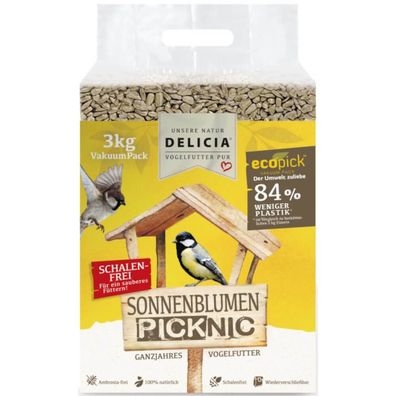 Delicia Vogelfutter Sonnenblumenkerne Picknic