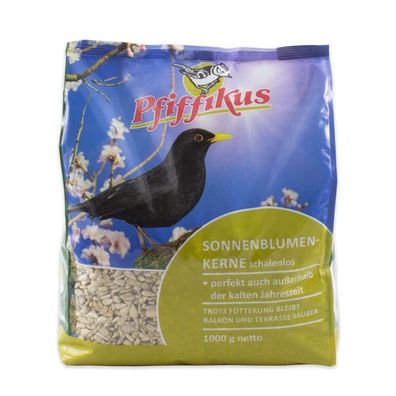 Pfiffikus Vogelfutter Wildvogelfutter Sonnenblumenkerne schalenlos