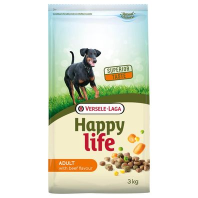 Versele-Laga Hunde Trockenfutter Alleinfutter Happy Life Adult Rind 15kg