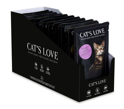 Catslove Katzen Nassfutter Multipack Futterpacket 12x85g