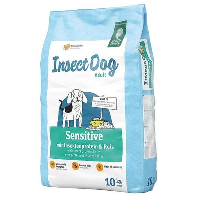 InsectDog vegetarisches Hundefutter Trockenfutter Sensitive 10kg