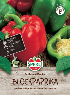 Sperli Paprika California Wonder - Gemüsesamen