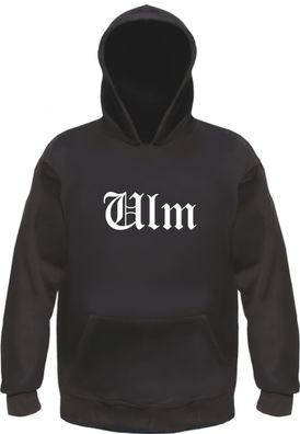 Ulm Kapuzensweatshirt - Altdeutsch bedruckt - Hoodie Kapuzenpullover