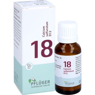 Biochemie Pflüger Glo Nr.18 Calcium sulfuratum D12