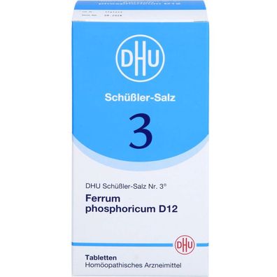 Biochemie DHU 3 Ferrum phosphoricum D12