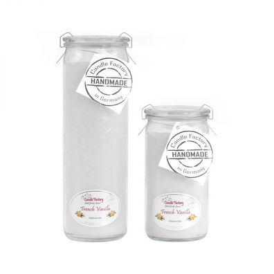 Candle Factory Kerzen-Set French Vanilla Big + Mini Jumbo Duftkerze Dekokerze