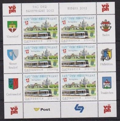 Österreich 2012 postfrisch Tag der Briefmarke Kleinbogen MiNr. 2996 siehe Bild