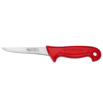 Gehring Ausbeinmesser 13 cm Ausbeiner roter Griff Fleischermesser starre Klinge