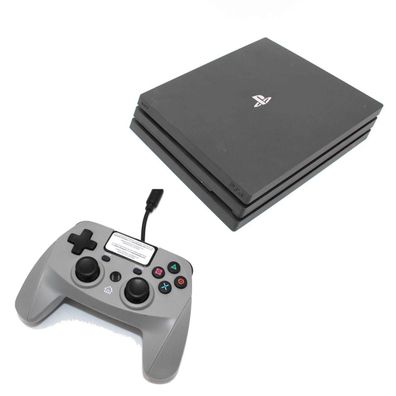 SONY PS4 PlayStation 4 Pro Konsole Inkl Zub. Controller Ohne Bluetooth WLAN - JVA