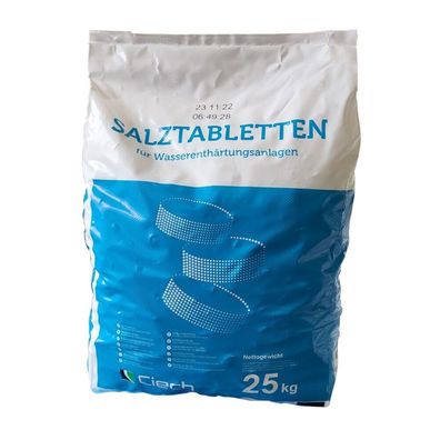 Ciech 25kg Salztabletten Regeneriersalz Wasserenthärtung Wasserenthärter