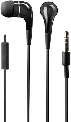 Cellux Stereo InEar Kopfhörer HandyOhrhörer Headset 3,5mm Klinke 1,1m schwarz