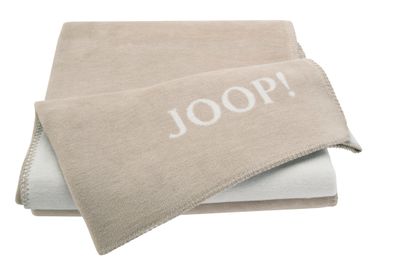 JOOP! Plaid Uni Doubleface Farbe Sand-Pergament Größe 150 x 200