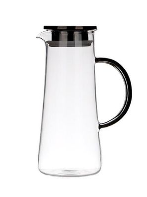 Glaskrug 1,3L mit Deckel - Black High