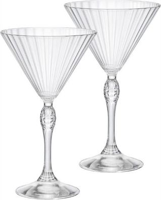 2 x Cocktailglas Martini Glas America 20s 25cl