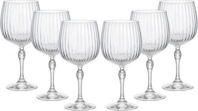 6 x Cocktailglas Gin-Tonic Glas America 20s 74,5cl