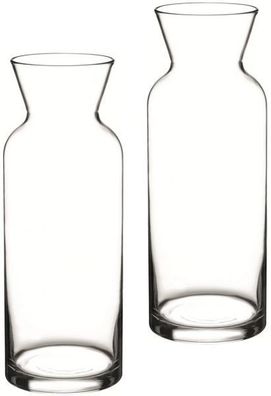 2 x Glas Karaffe Village 0,5L geeicht