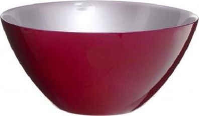 Glas Schale 23cm Flashy brombeer