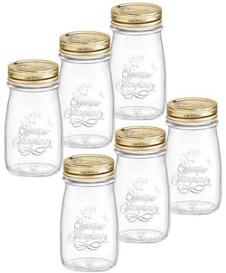 Joghurtglas | Einkochglas Quattro Stagioni 0,2L - 6 Stück Dessertglas